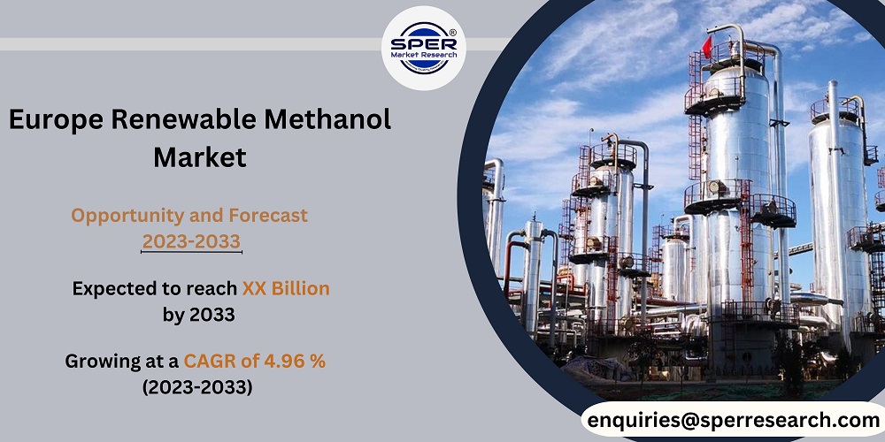 Europe Renewable Methanol Market Revenue and Size 2023, CAGR Status, Emerging Trends, Challenges, Business Opportunities and Future Outlook 2033: SPER Market Research